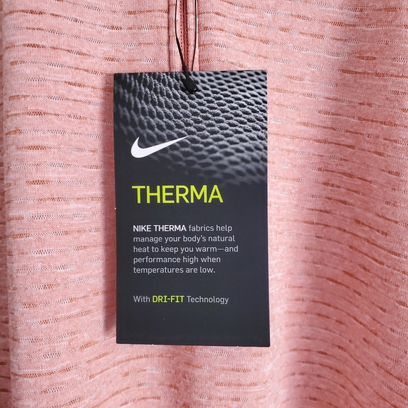 Nike Top Fitted Therma Running 1/2 Zip Long Sleeve - Picture 2 of 7
